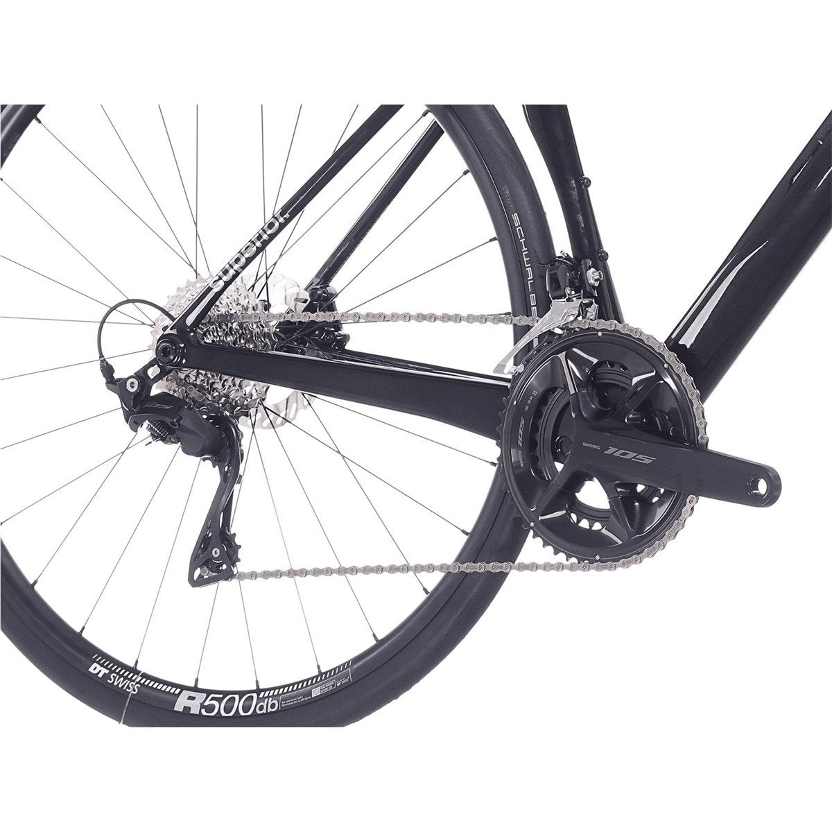 Racercykel allround Superior XR 9.3 GF Gloss Emerald Black/Carbon
