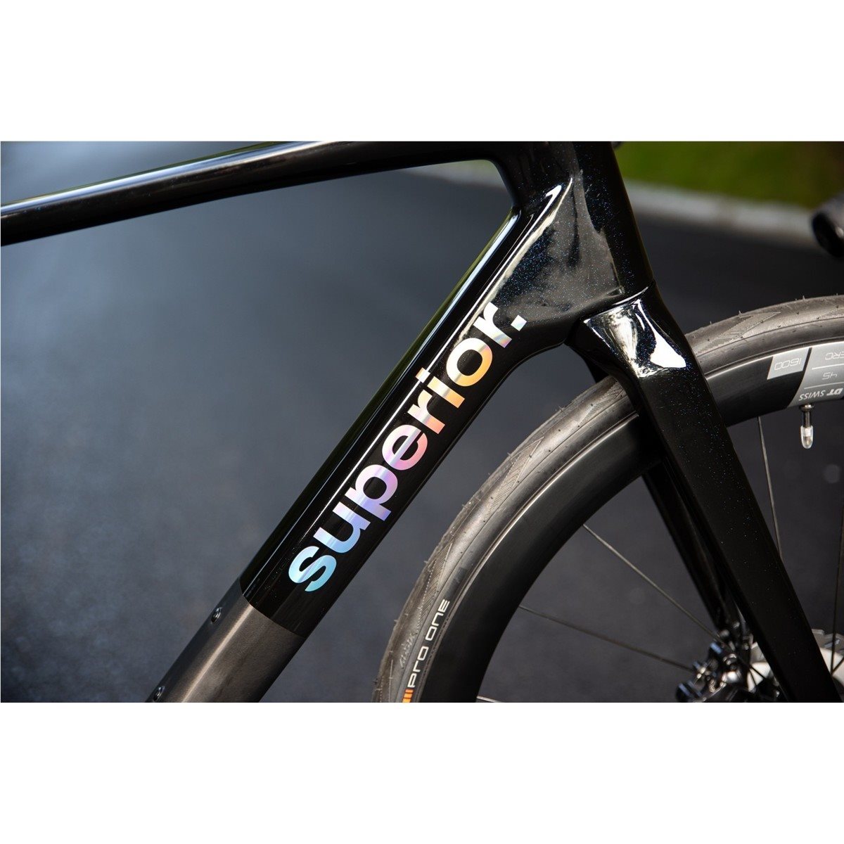 Racercykel allround Superior XR 9.7 GF Gloss Rainbow Black/Carbon