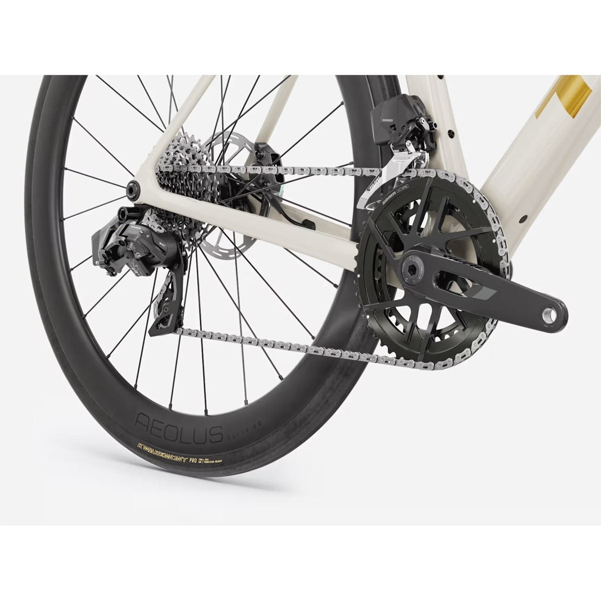 Racercykel allround Trek Domane SL 6 AXS Gen 5 Buff Beige