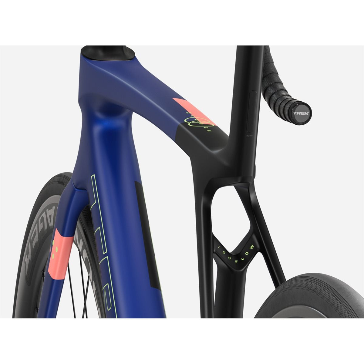 Racercykel allround Trek Madone SL 6 AXS Gen 8 Matte Cobalt/Trek Black/Living Coral