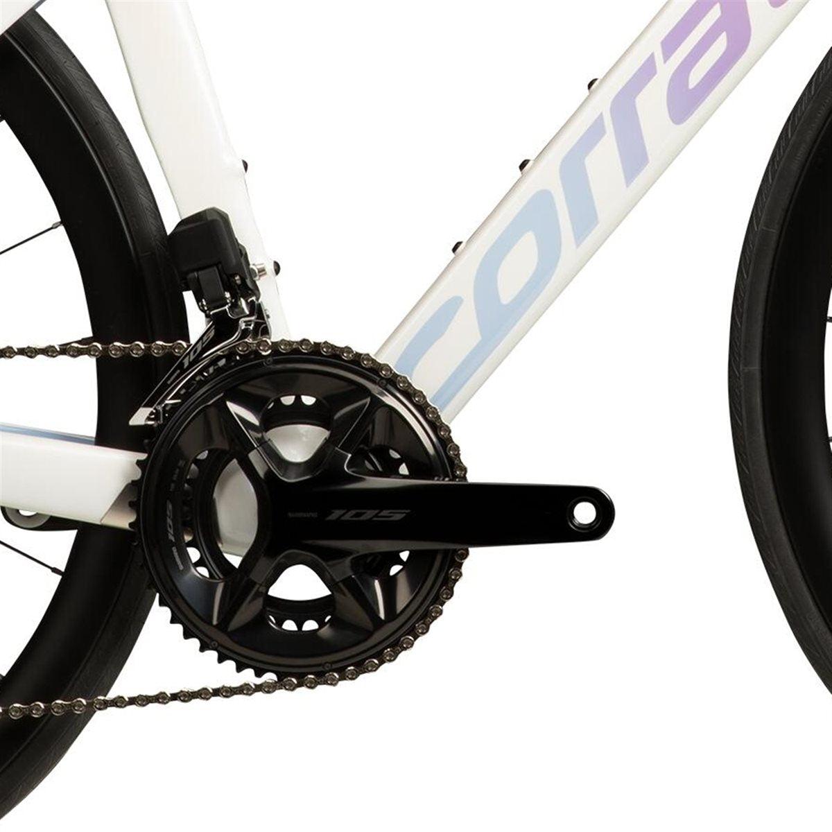 Racercykel Corratec CCT Team Pro White/Lightblue/Lavender/Orange