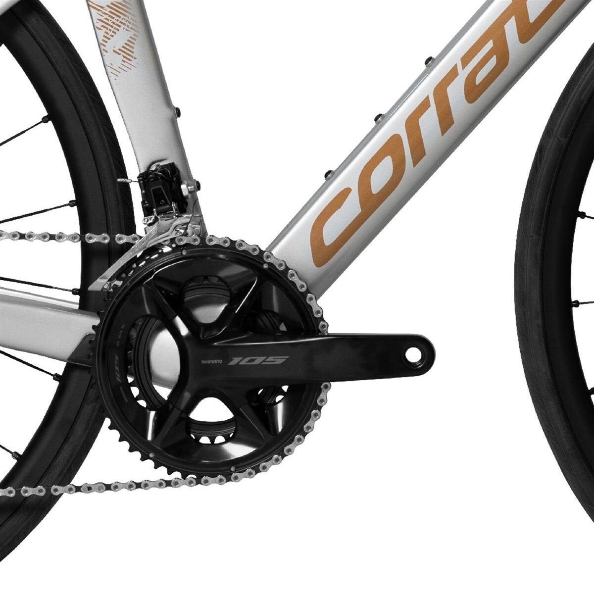 Racercykel Corratec CCT Team Race Silver/Gold