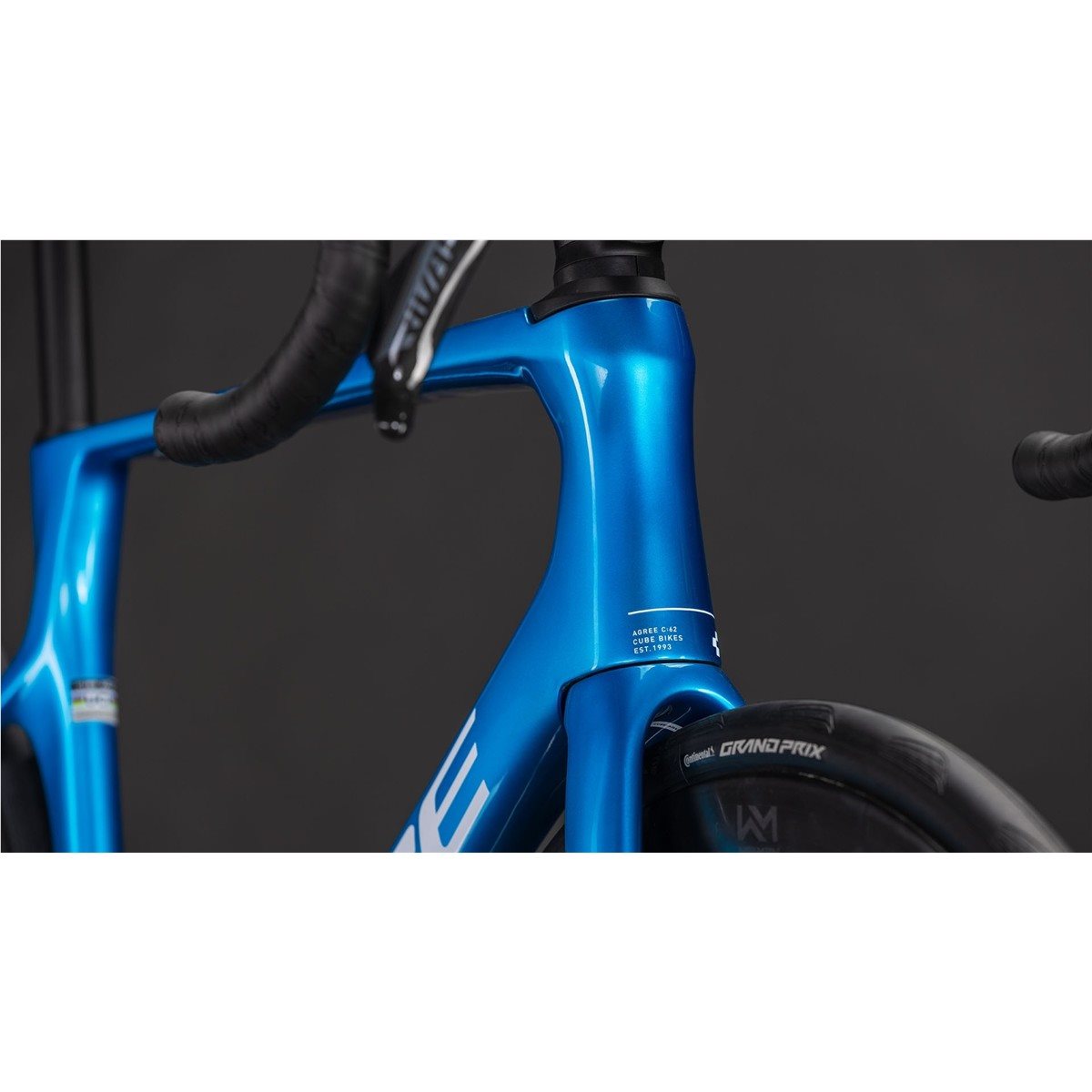 Racercykel Cube Agree C:62 EX Topasblue/White