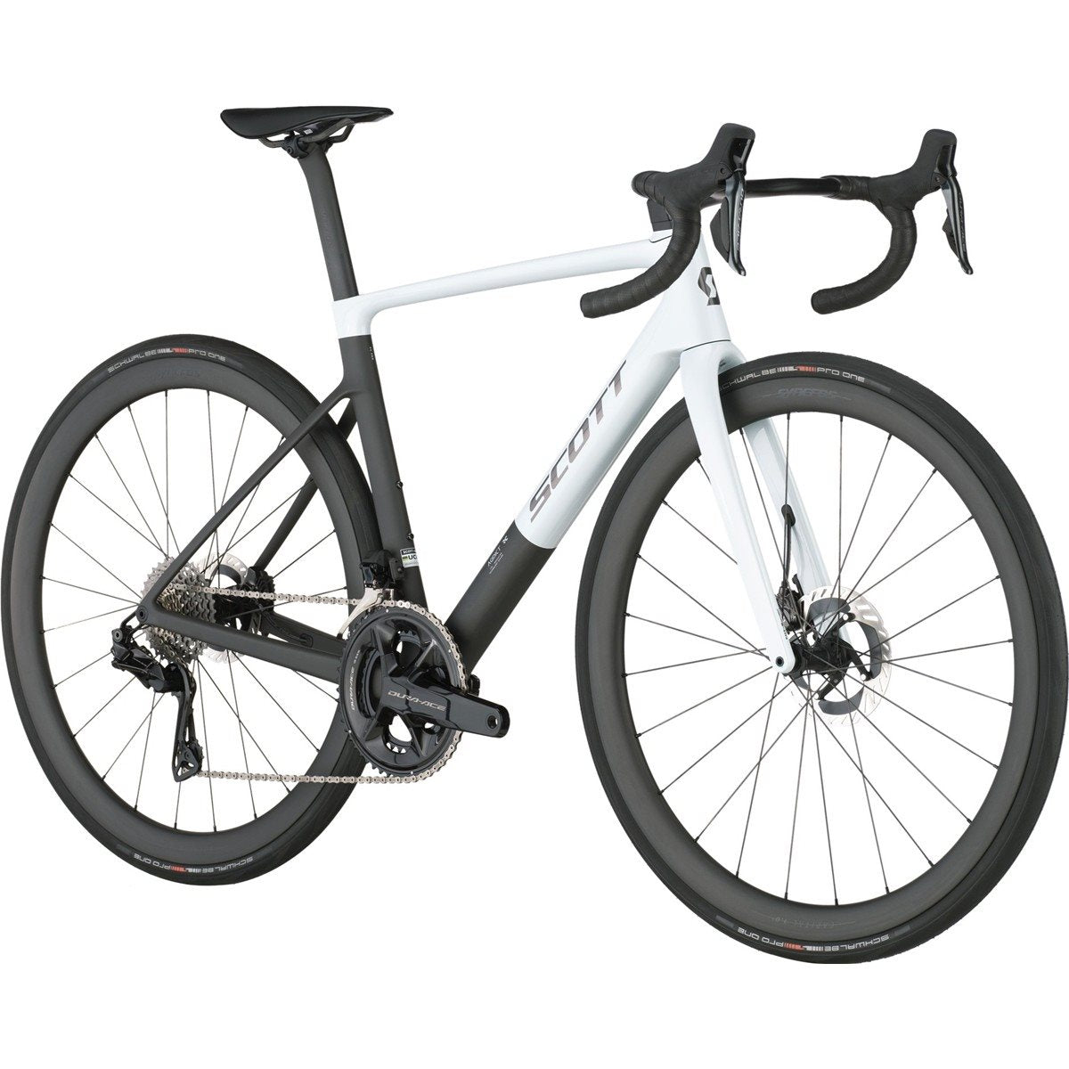 Racercykel Scott Addict RC Pro Cumulus White/Carbon Black