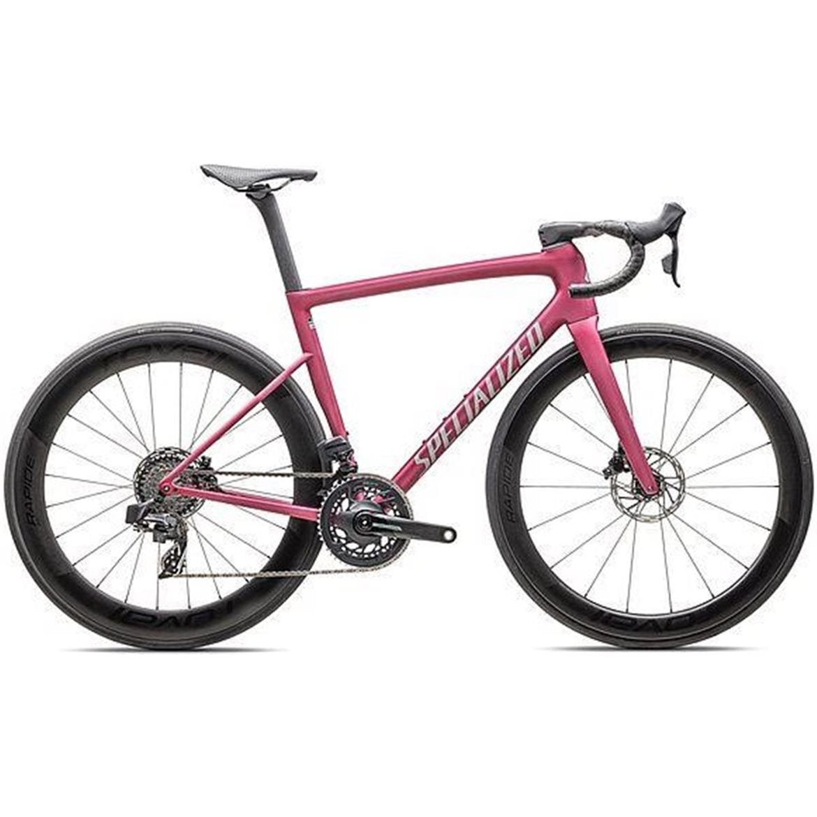 Racercykel Specialized Tarmac SL8 Pro Etap Satin Pink Tint Over Silver