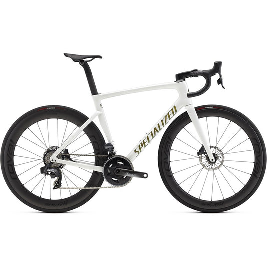 Racercykel Tarmac SL7 Pro Etap Chameleon Silver Green Tint Over White/