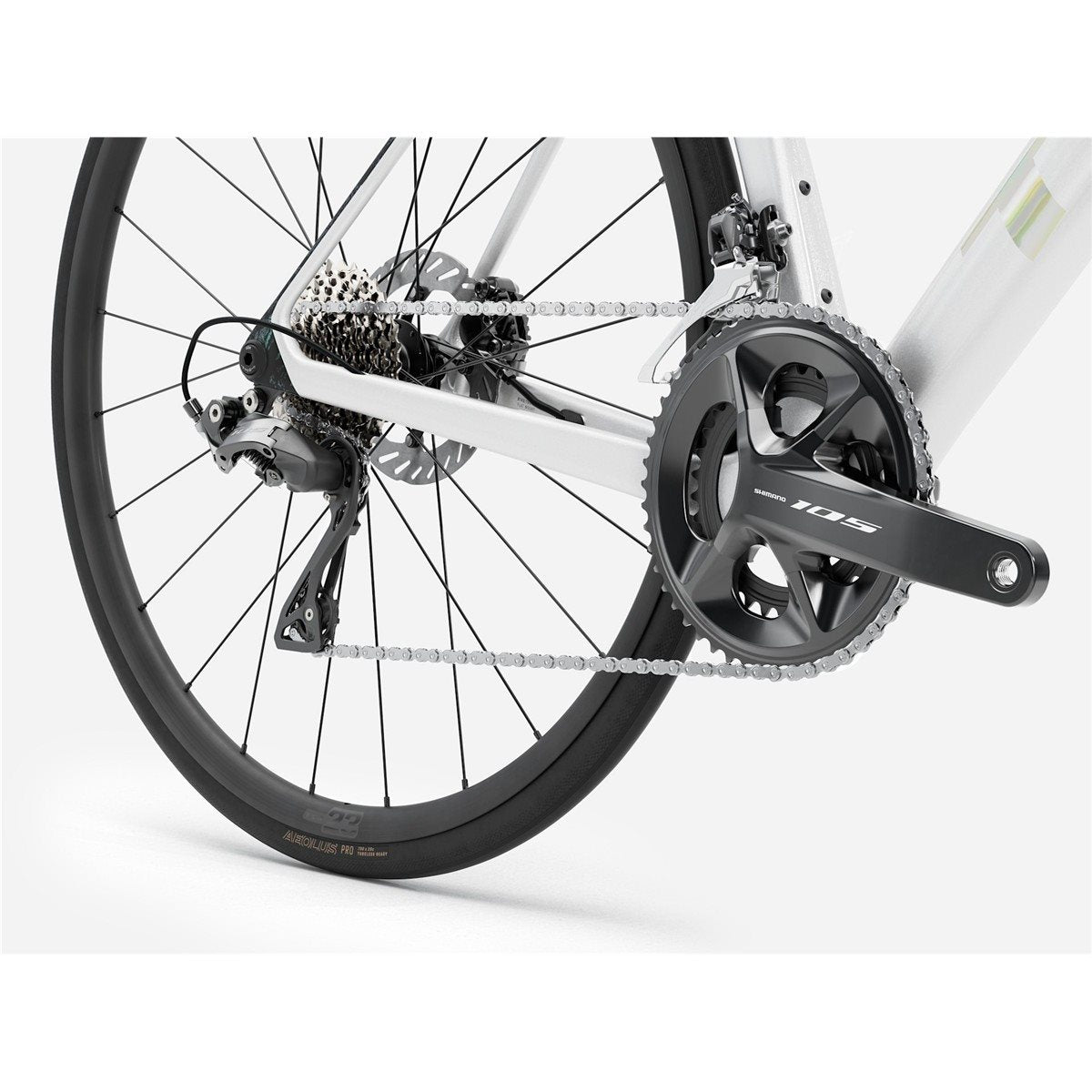 Racercykel Trek Madone SL 5 Gen 8 Crystal White/Deep Smoke