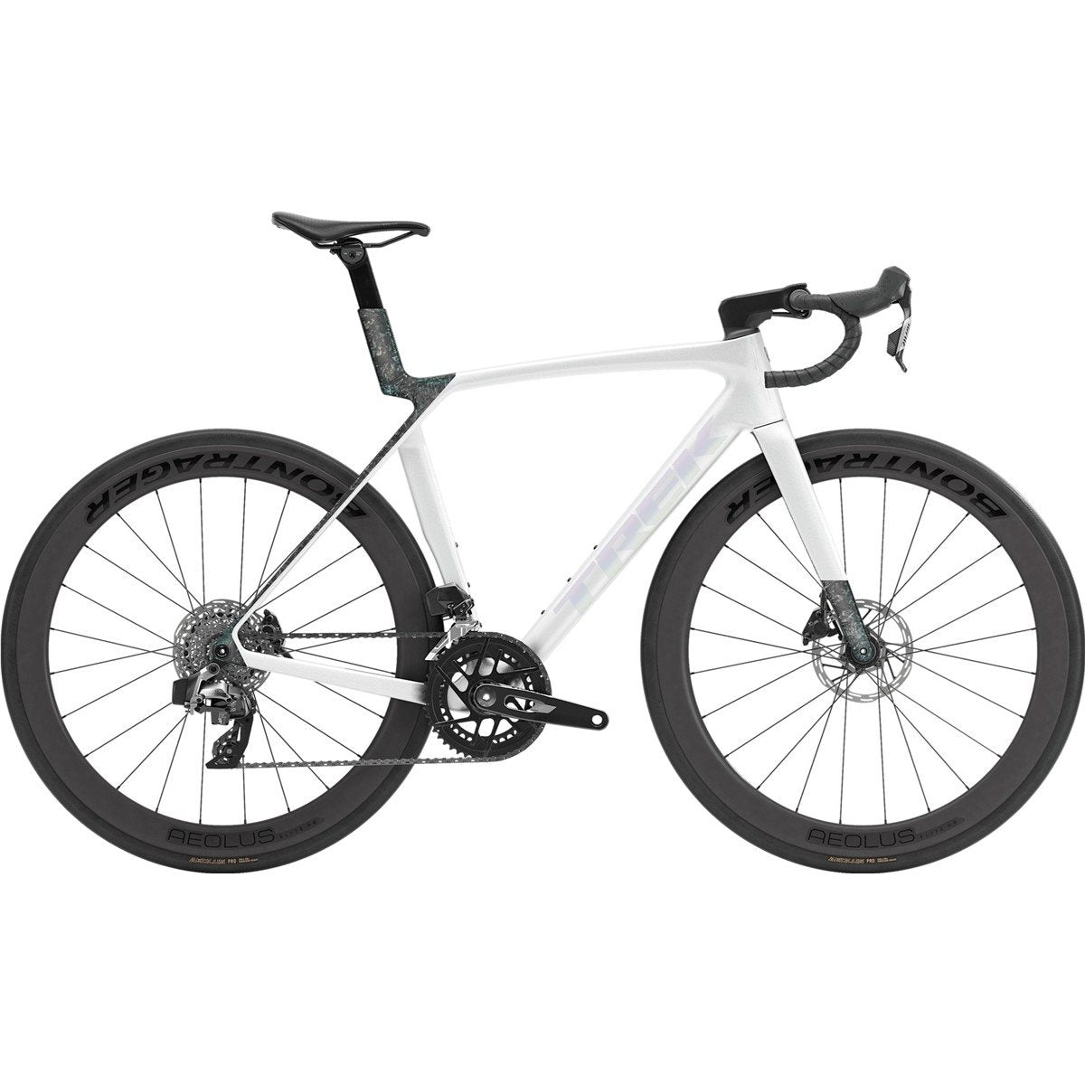 Racercykel Trek Madone SL 6 AXS Gen 8 Crystal White/Deep Smoke