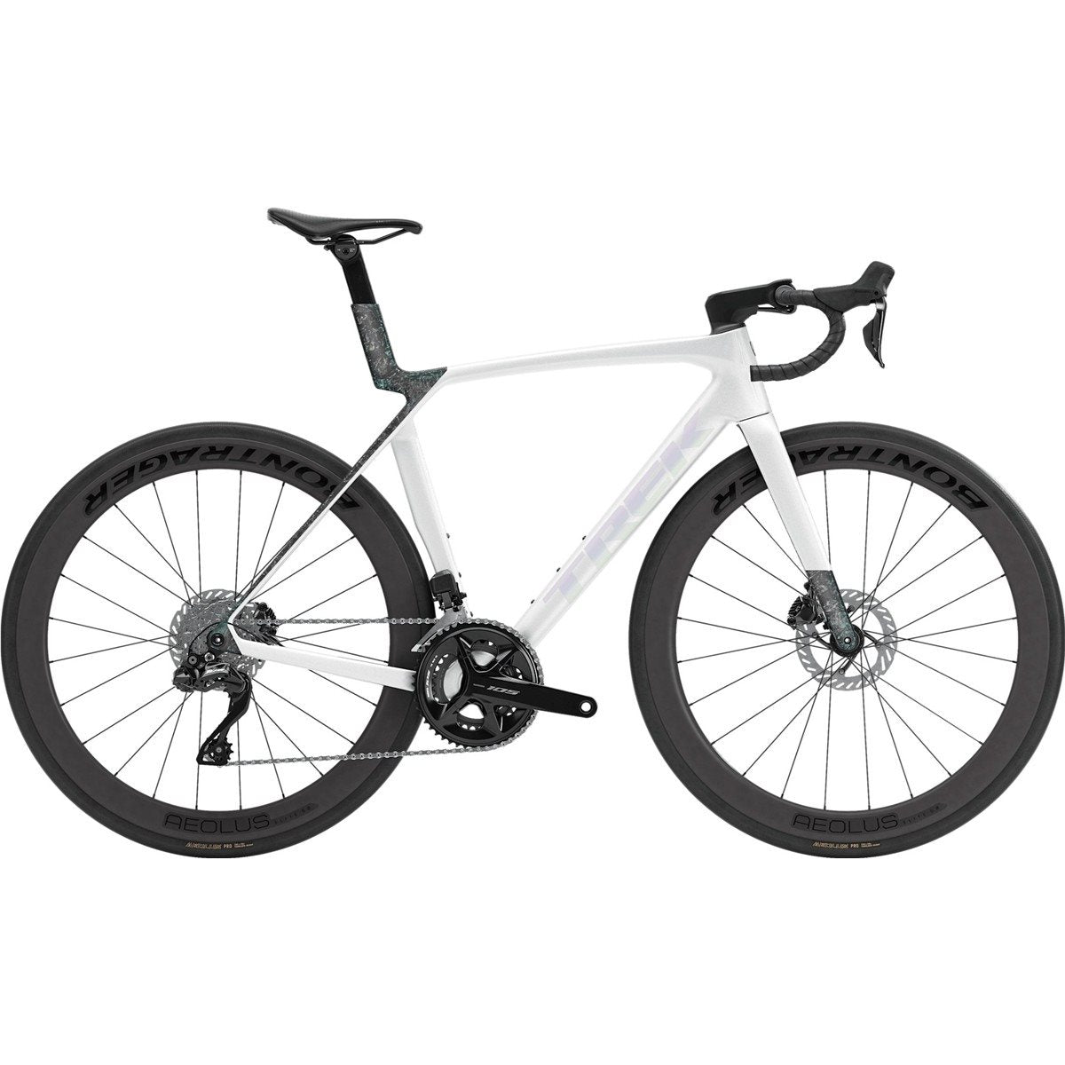 Racercykel Trek Madone SL 6 Gen 8 Crystal White/Deep Smoke
