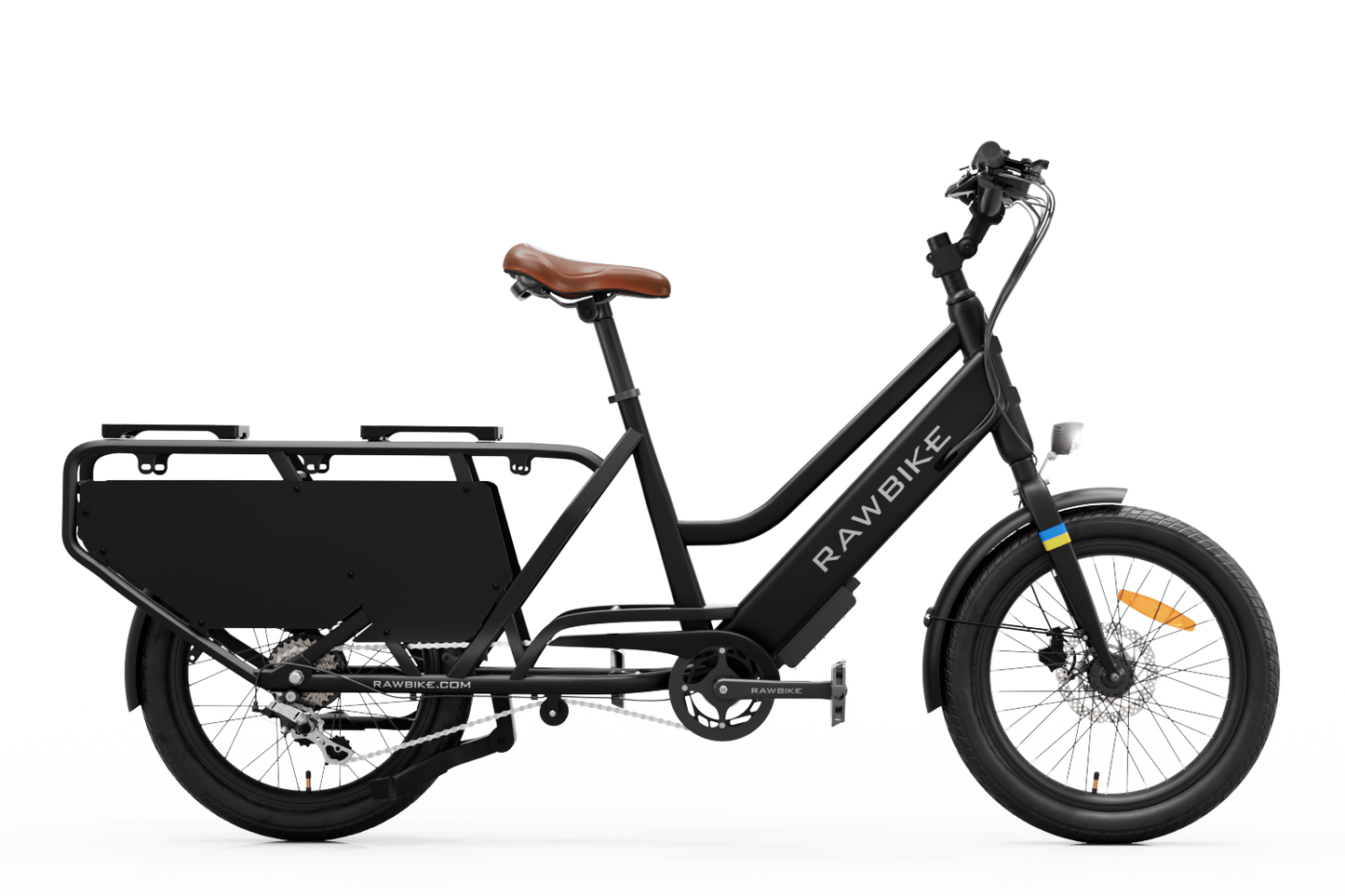 RAWBIKE Longtail Elcykel Jet black