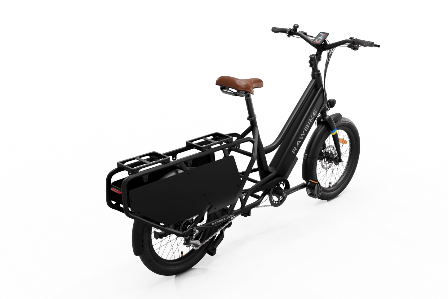 RAWBIKE Longtail Elcykel Jet black