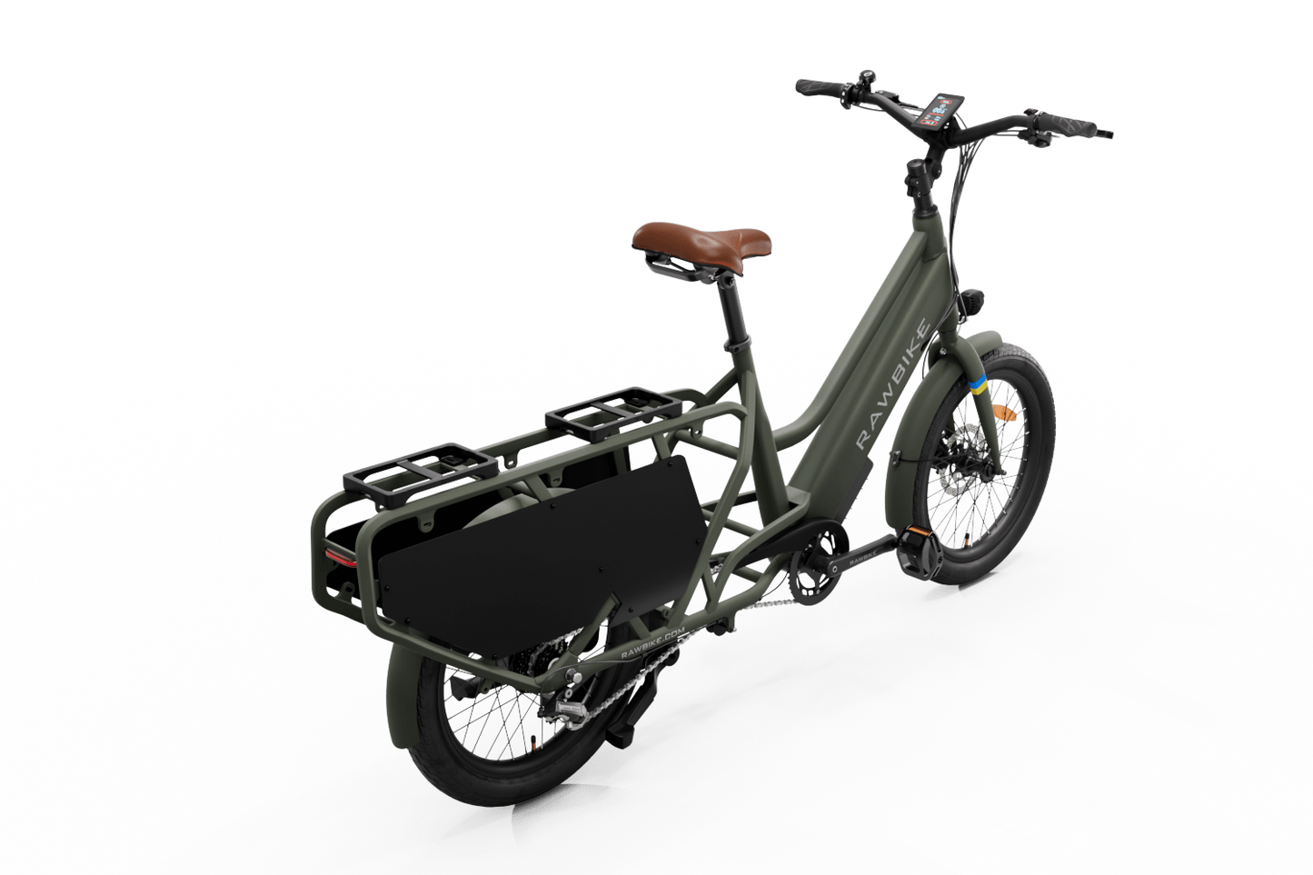 RAWBIKE Longtail Elcykel Camo green
