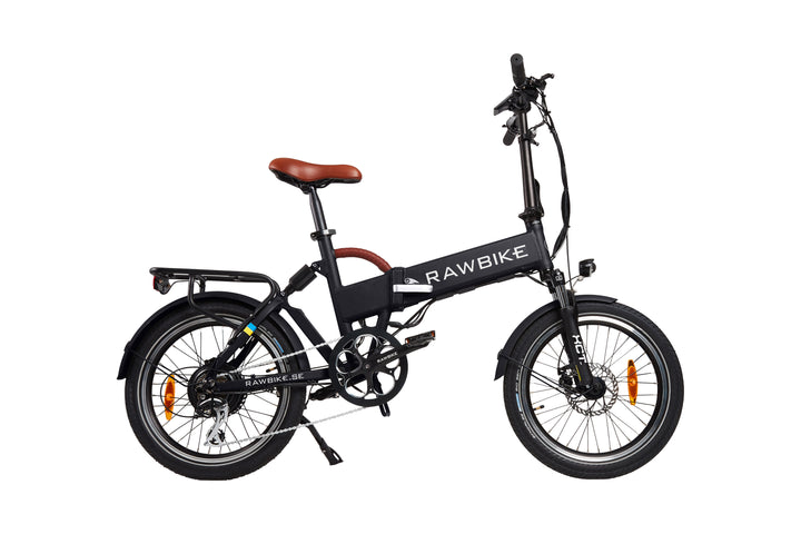 Rawbike Elcykel City svart