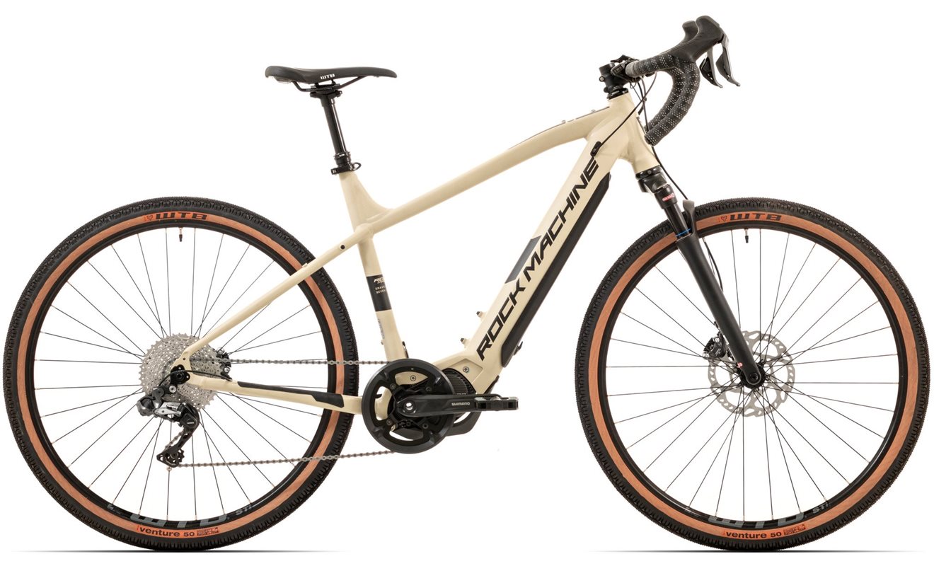 Rock Machine Elcykel Racer Gravelride E700 Di2_23 Sand/Black