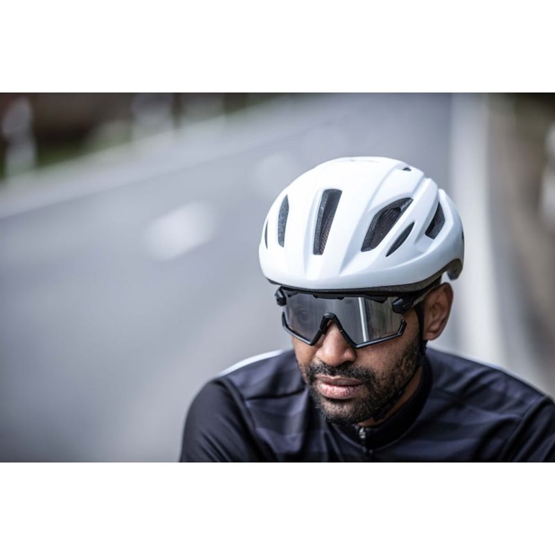 Rogelli Cykelhjälm Cuora White/Black