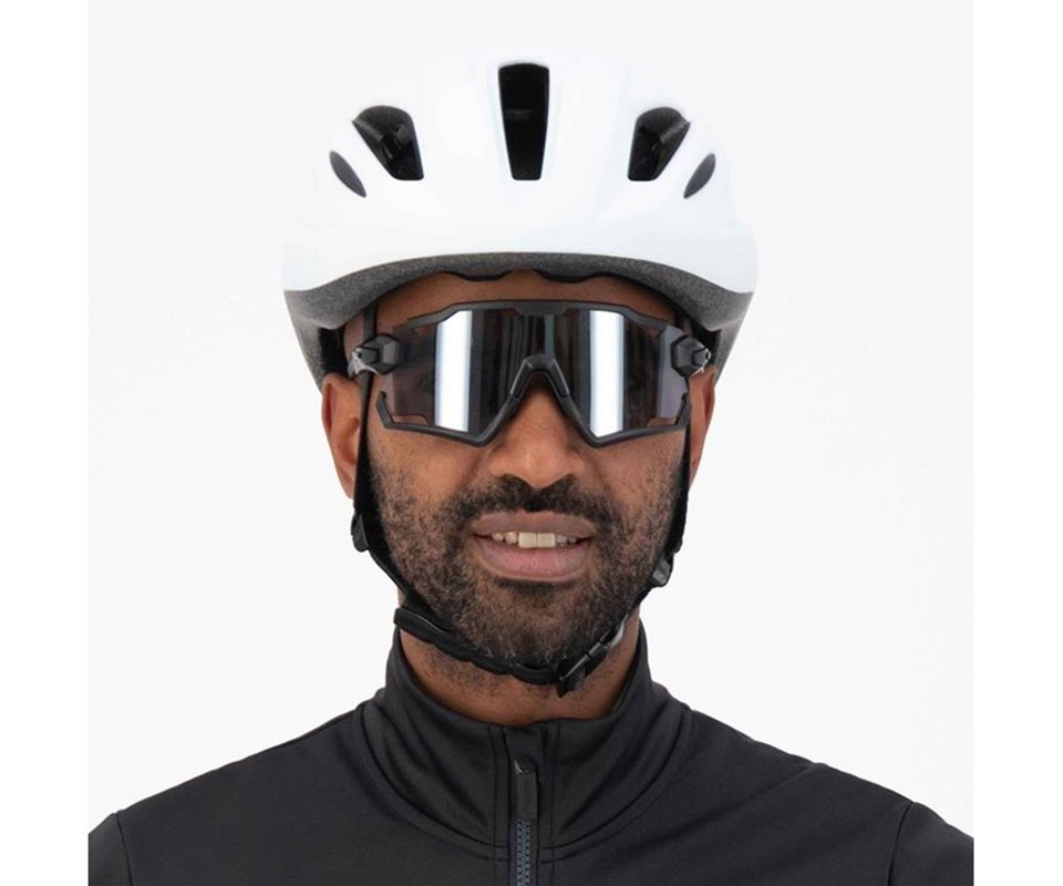 Rogelli Cykelhjälm Cuora White/Black