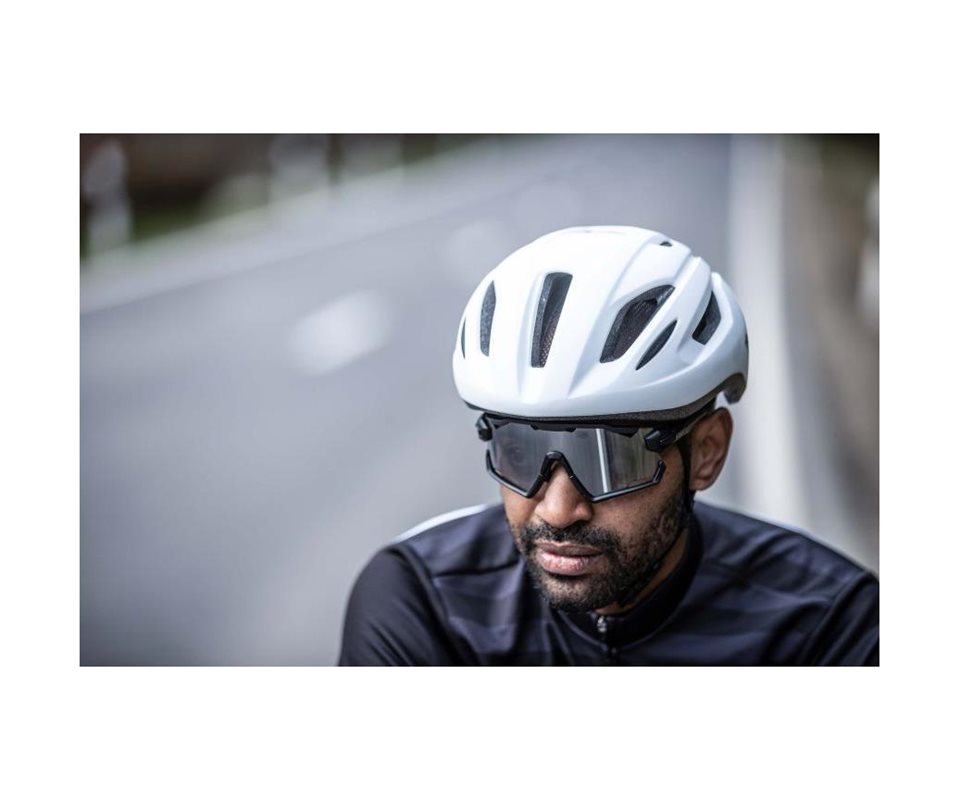 Rogelli Cykelhjälm Cuora White/Black