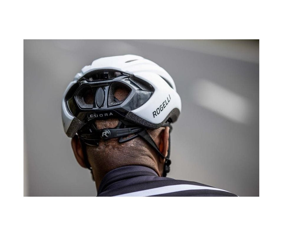 Rogelli Cykelhjälm Cuora White/Black