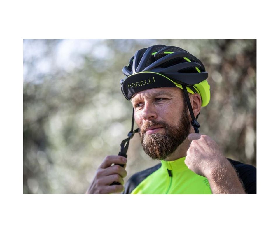 Rogelli Cykelhjälm Tecta Black/Fluor