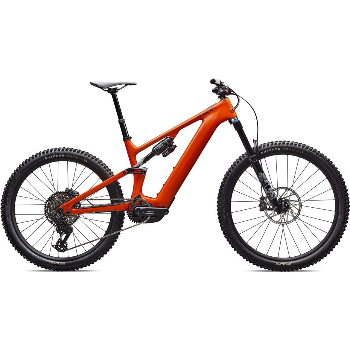 Specialized Elcykel Levo Comp Carbon G4 Gloss Orange Tint Over Silver