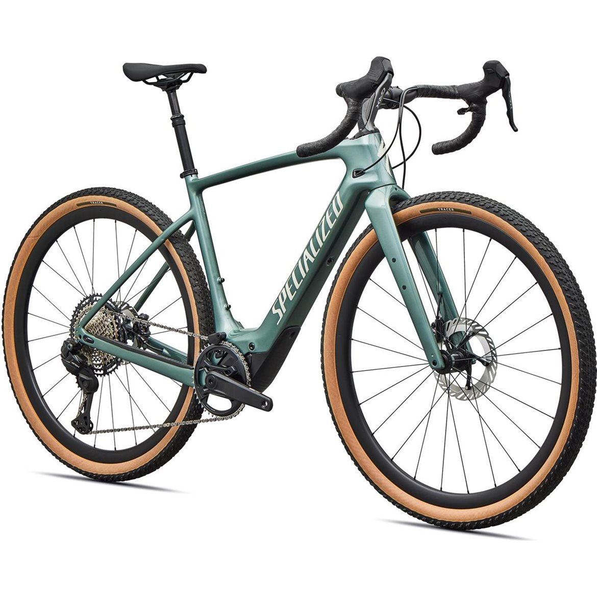 Specialized Elcykel Turbo Creo 2 Carbon Expert Grön