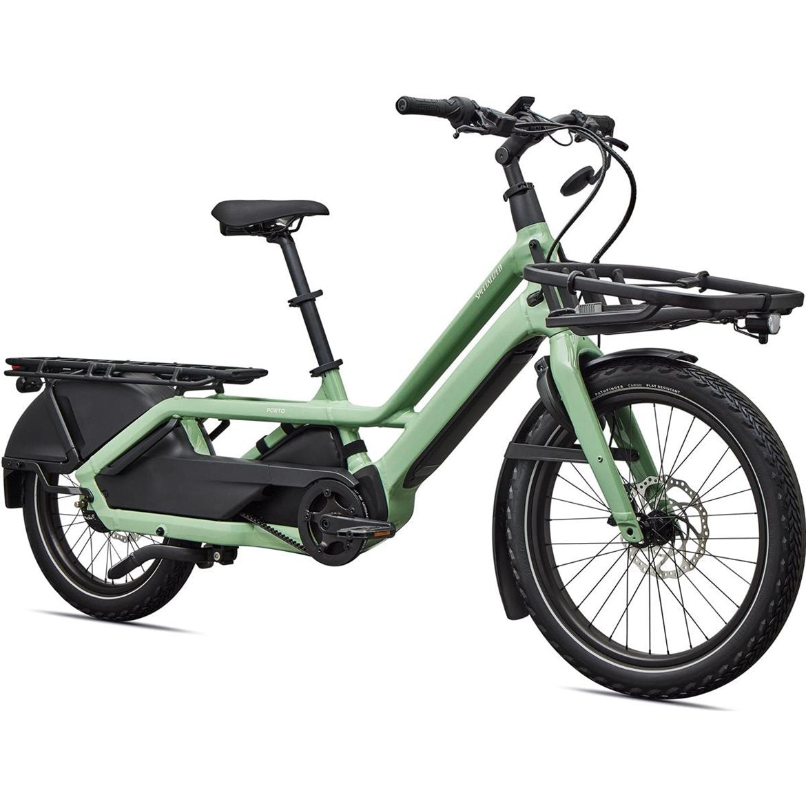 Specialized Elcykel Turbo Porto Longtail Grön