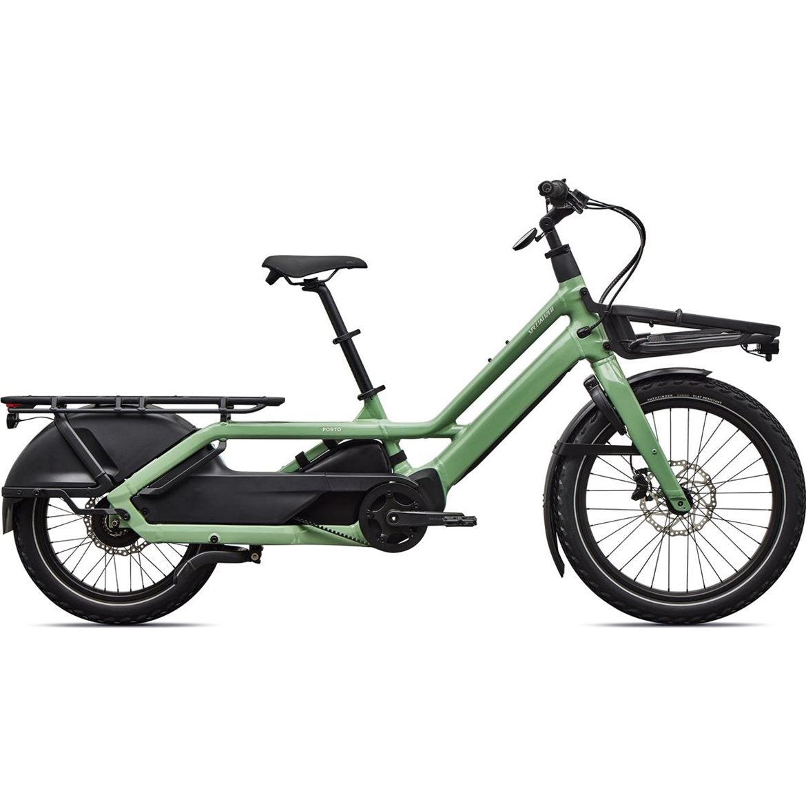 Specialized Elcykel Turbo Porto Longtail Grön