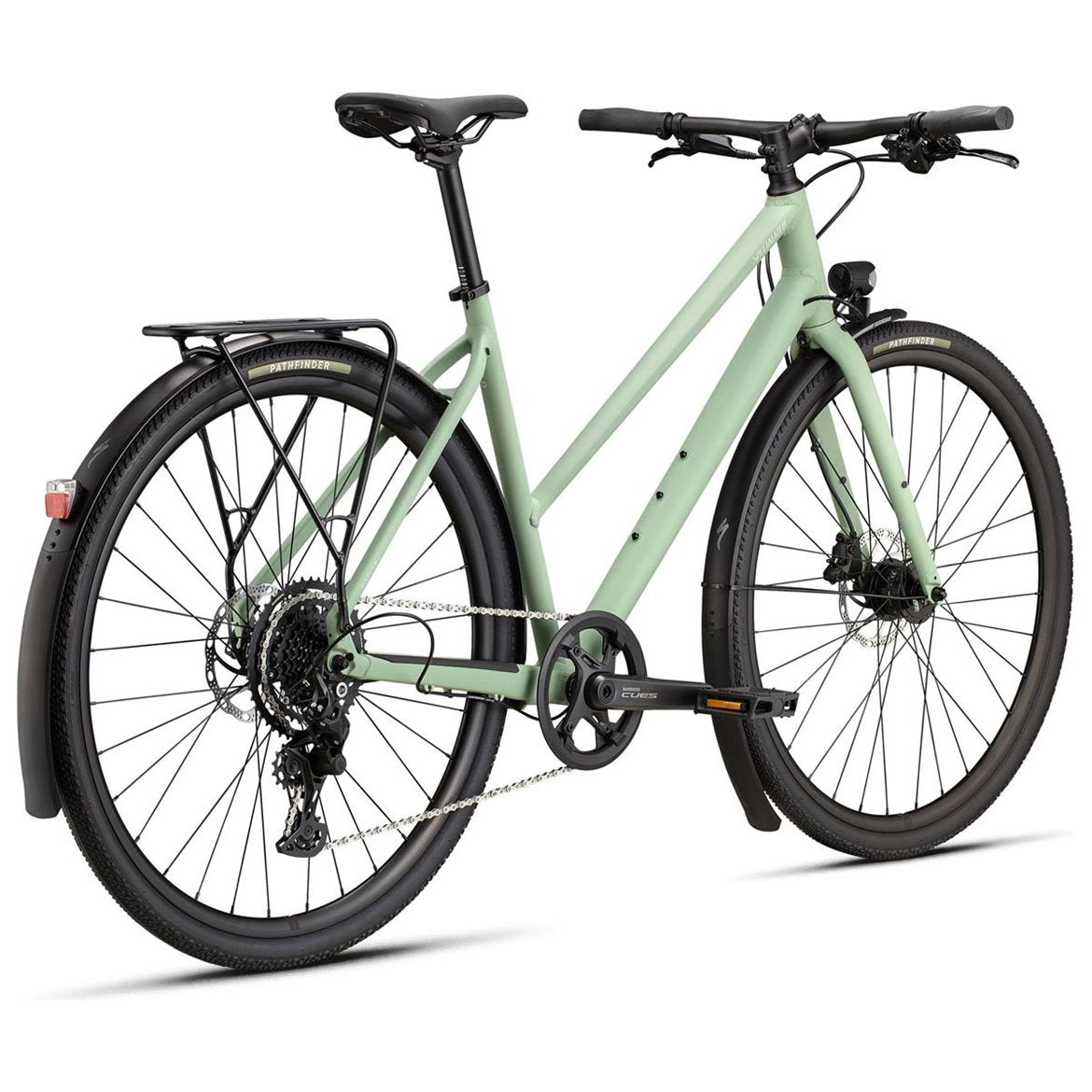 Specialized Hybridcykel Sirrus X 2.0 EQ Step-Through Grön