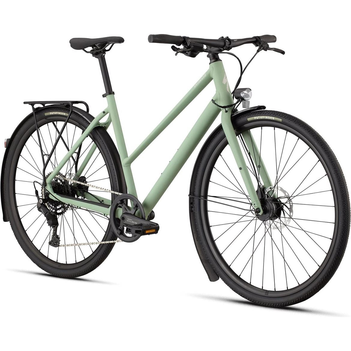 Specialized Hybridcykel Sirrus X 2.0 EQ Step-Through Grön