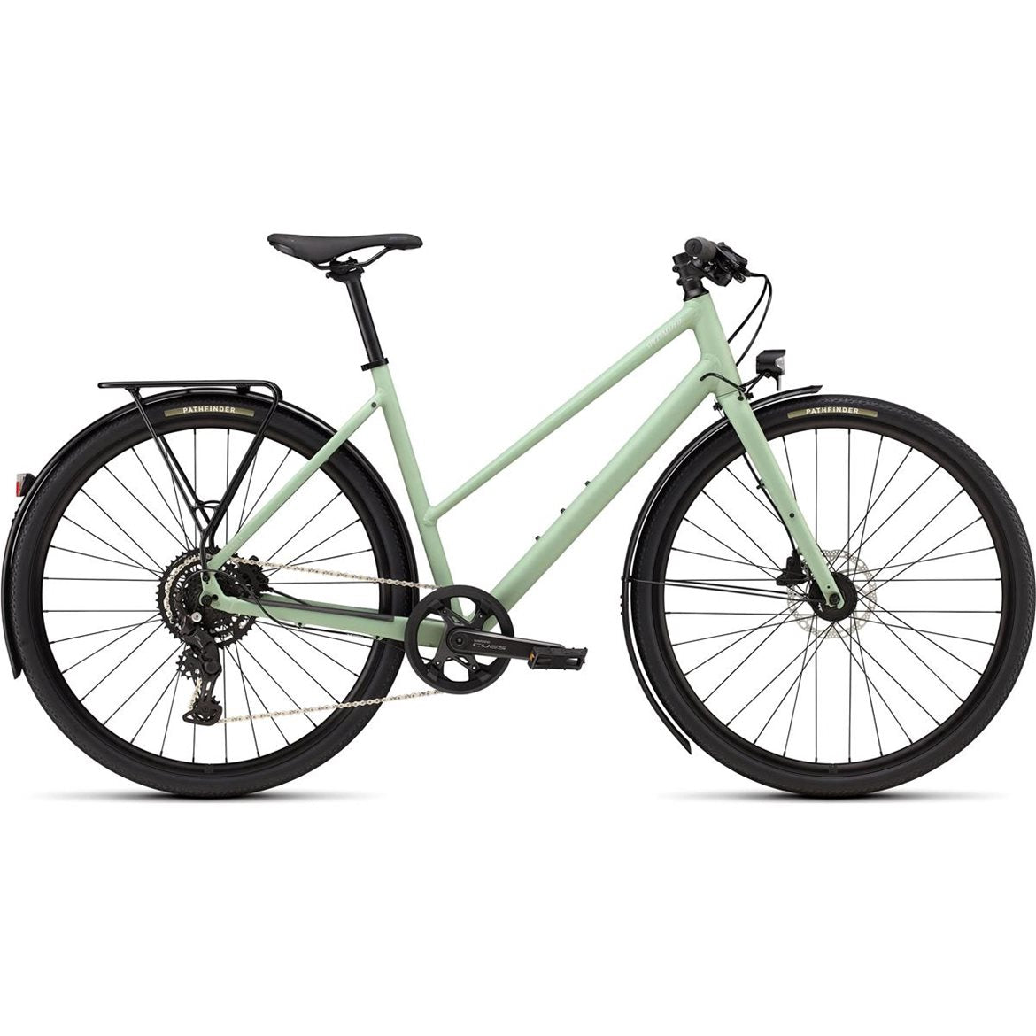 Specialized Hybridcykel Sirrus X 2.0 EQ Step-Through Grön