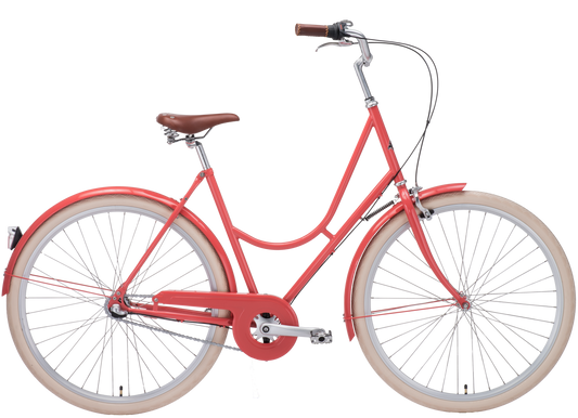Stålhästen 3 vxl, Komfortsadel rosa