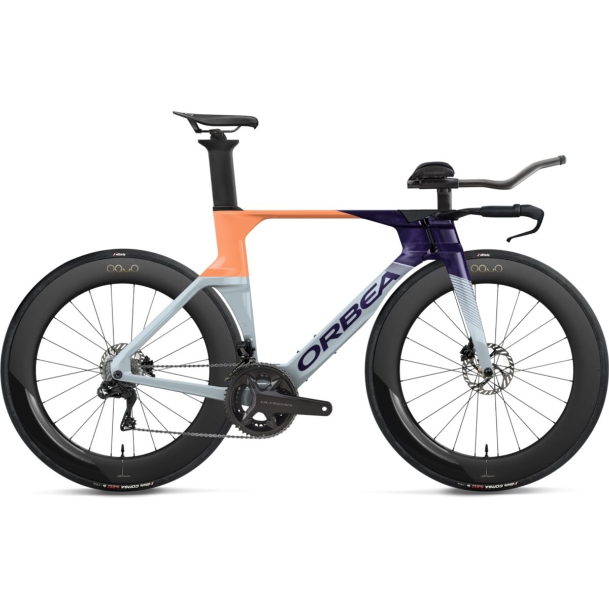 Tempocykel Orbea Ordu M20i LTD Halo Silver/Tanzanite/Orange Cloud