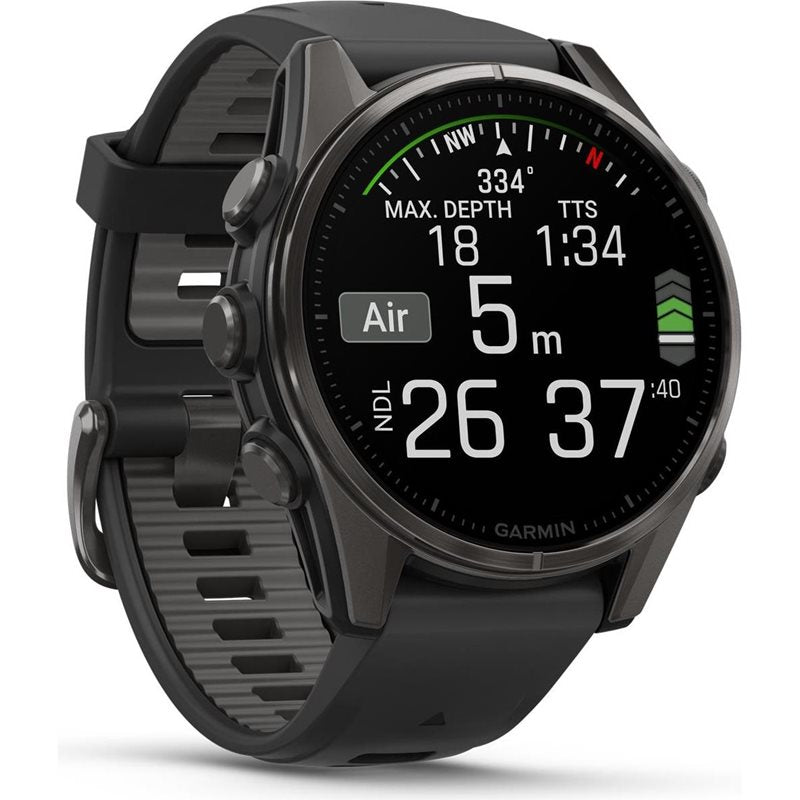 Träningsklocka Garmin Fenix 8 Amoled Sapphire 43mm black/black