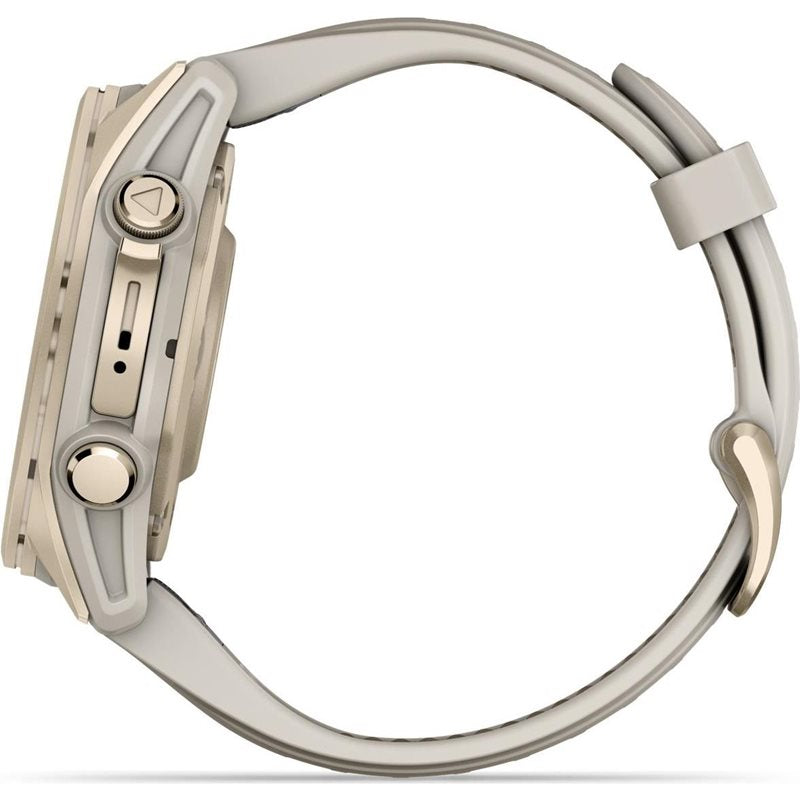 Träningsklocka Garmin Fenix 8 Amoled Sapphire 43mm gold/grey