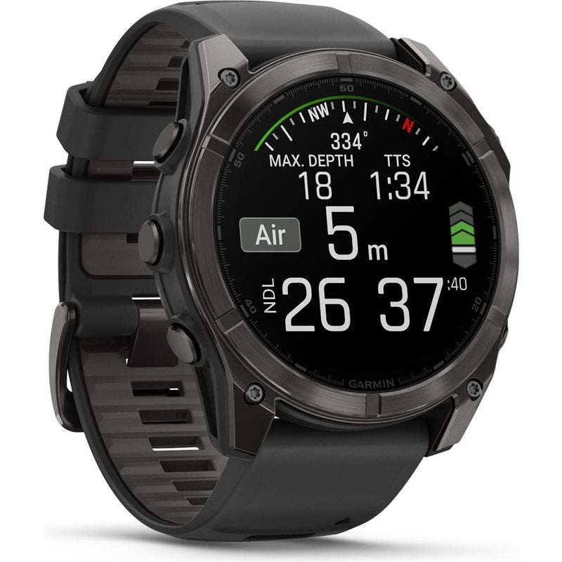 Träningsklocka Garmin Fenix 8 Amoled Sapphire 51mm black/black
