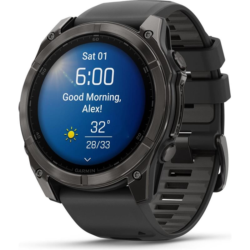 Träningsklocka Garmin Fenix 8 Amoled Sapphire 51mm black/black