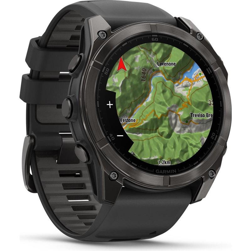 Träningsklocka Garmin Fenix 8 Amoled Sapphire 51mm black/black