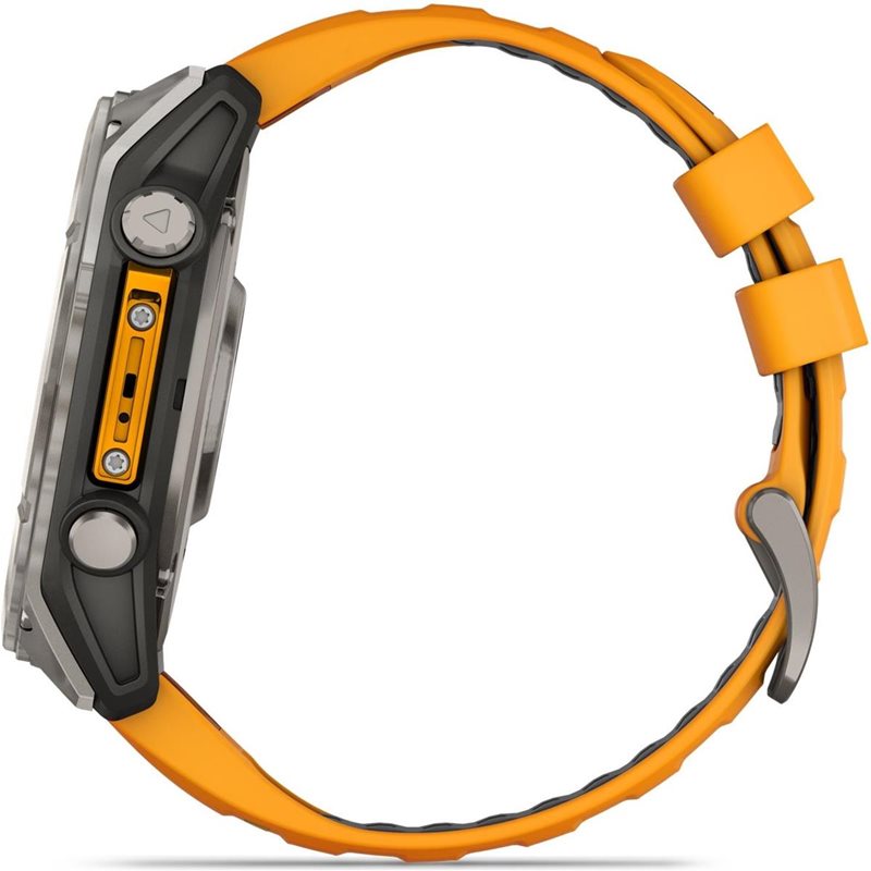 Träningsklocka Garmin Fenix 8 Amoled Sapphire 51mm grey/orange
