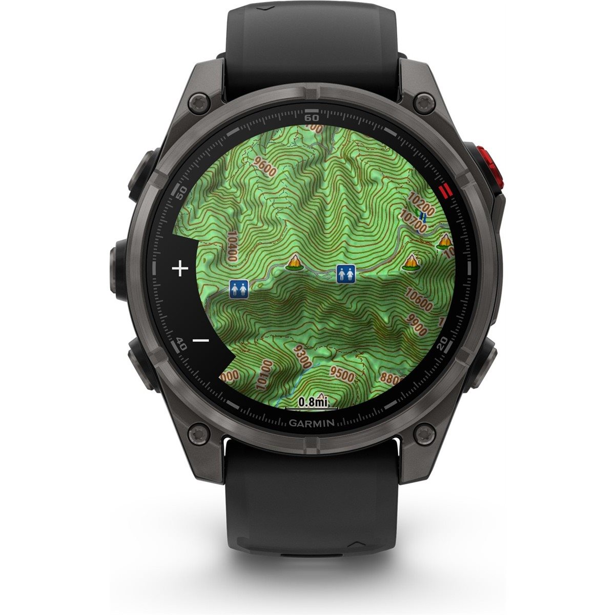 Träningsklocka Garmin fenix 8 Pro 47mm AMOLED Carbon Gray