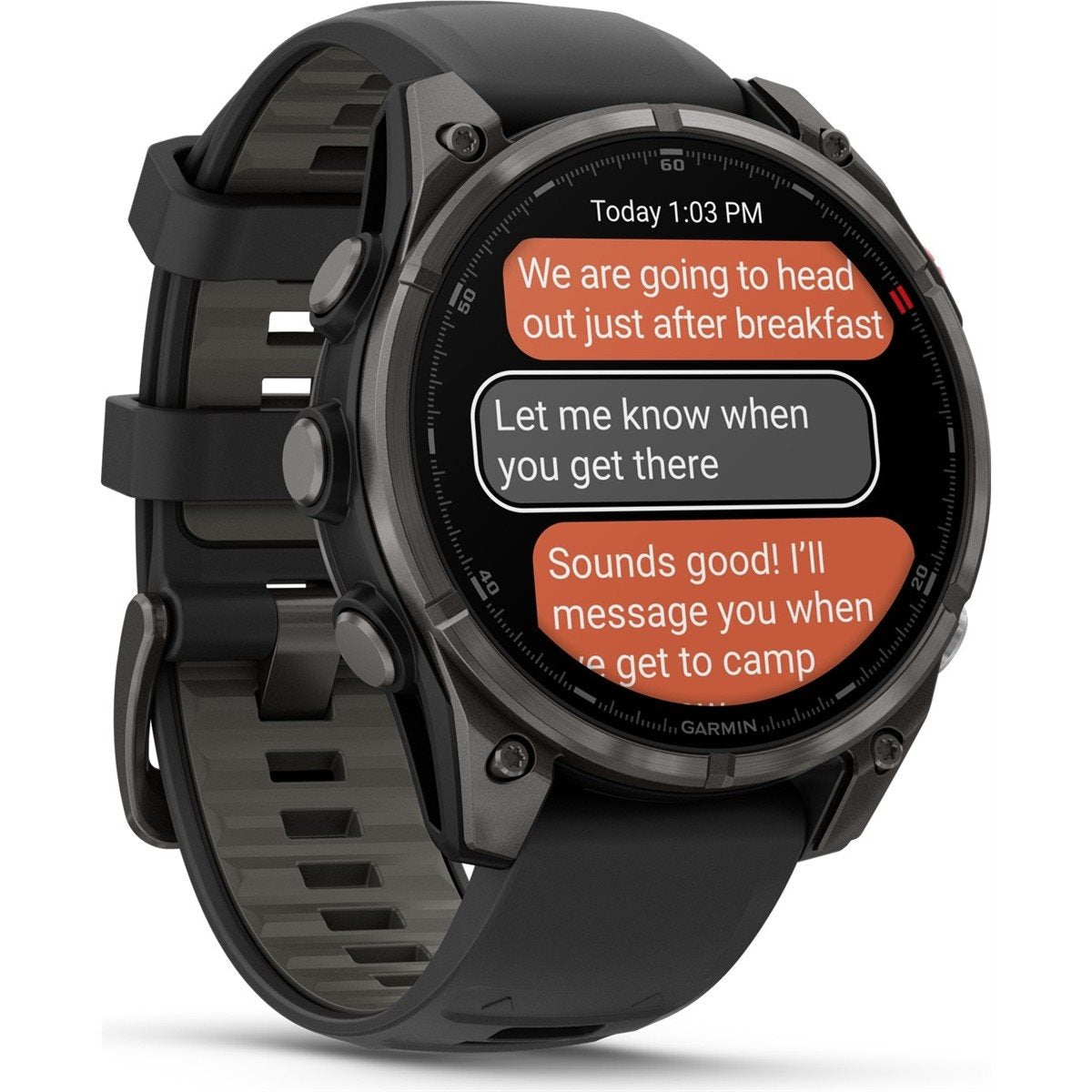 Träningsklocka Garmin fenix 8 Pro 47mm AMOLED Carbon Gray