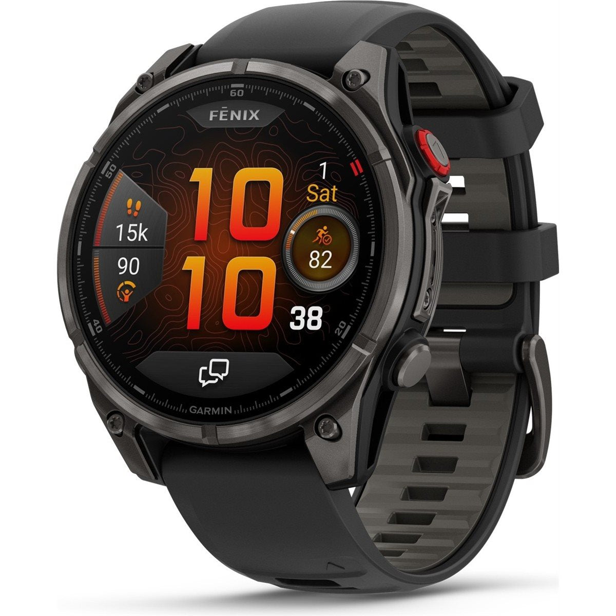 Träningsklocka Garmin fenix 8 Pro 47mm AMOLED Carbon Gray