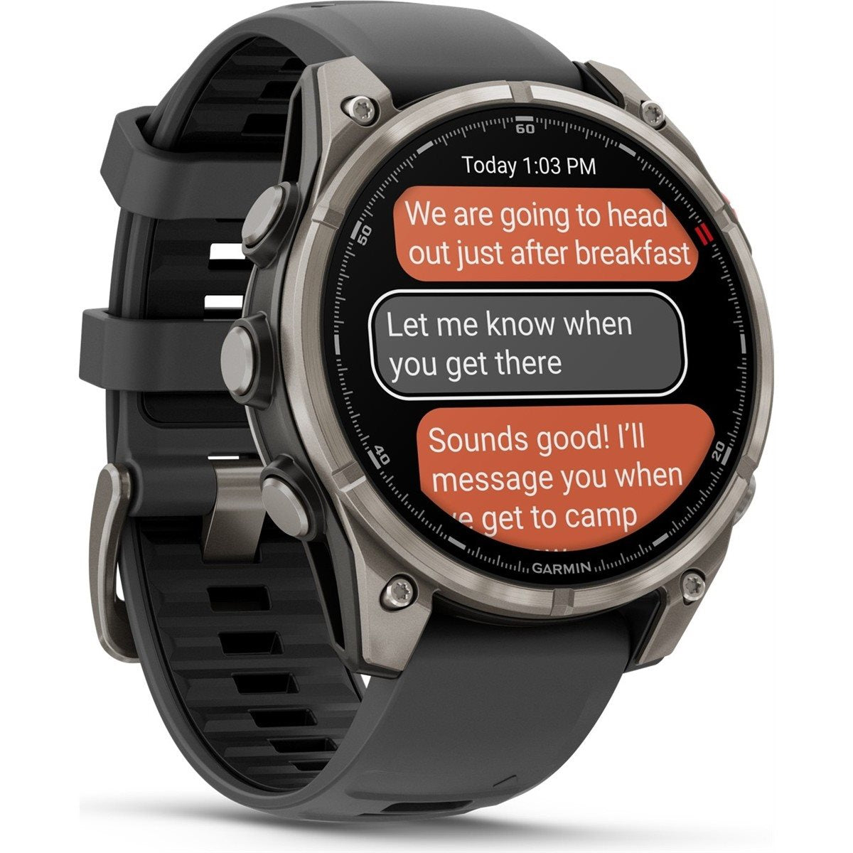 Träningsklocka Garmin fenix 8 Pro 47mm AMOLED Titanium