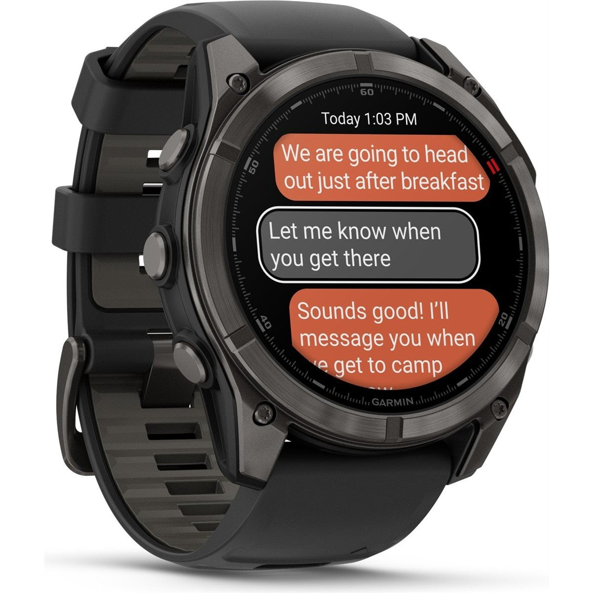 Träningsklocka Garmin fenix 8 Pro 51mm AMOLED Carbon Gray