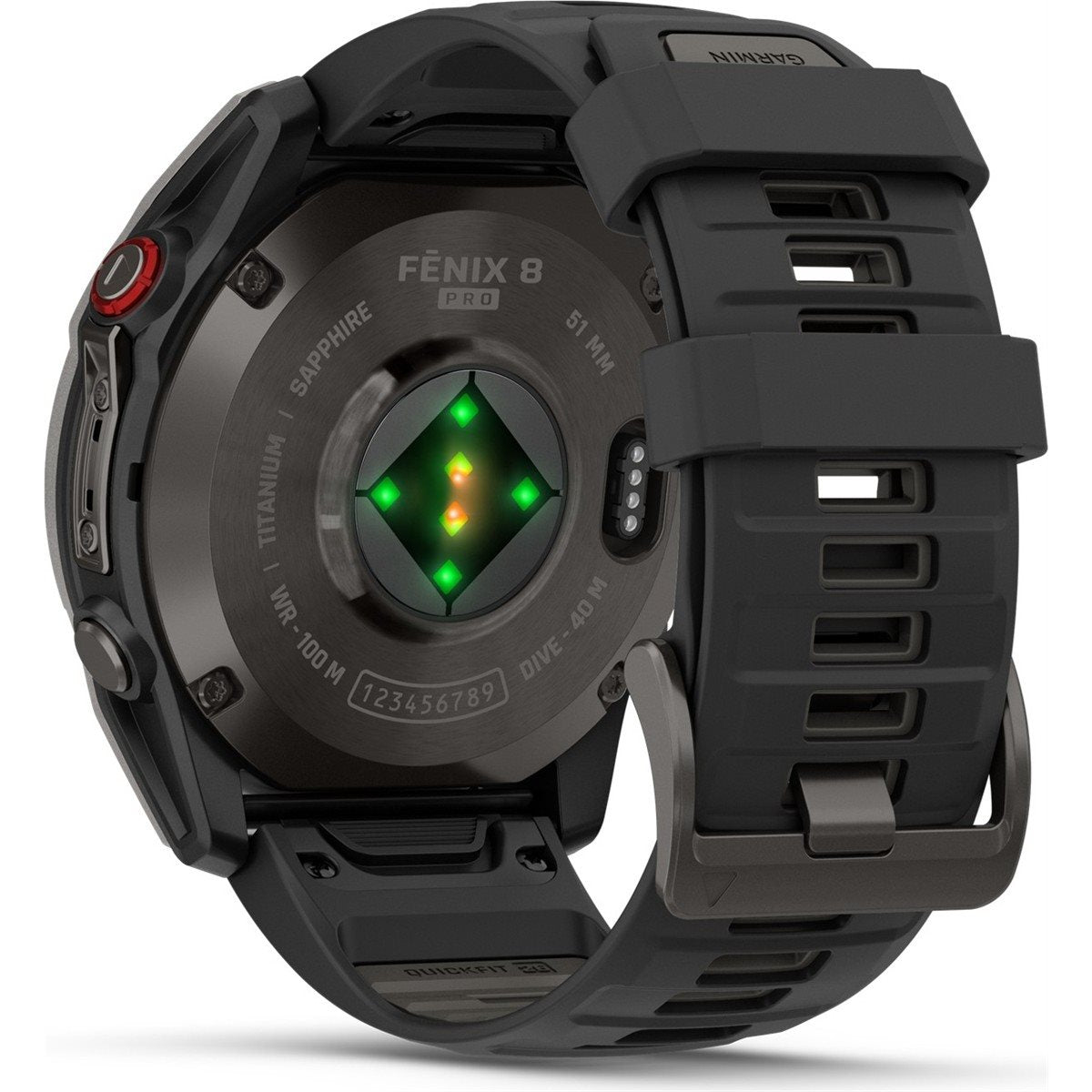 Träningsklocka Garmin fenix 8 Pro 51mm AMOLED Carbon Gray