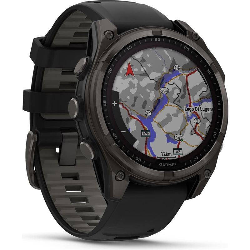 Träningsklocka Garmin Fenix 8 Sapphire Solar 47mm black/black