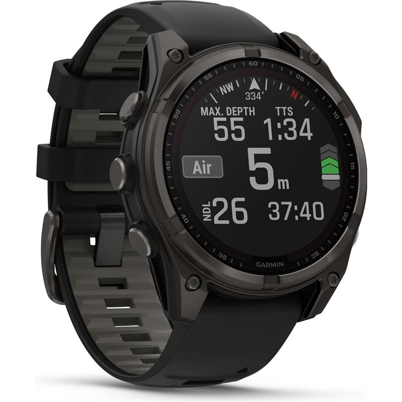 Träningsklocka Garmin Fenix 8 Sapphire Solar 47mm black/black