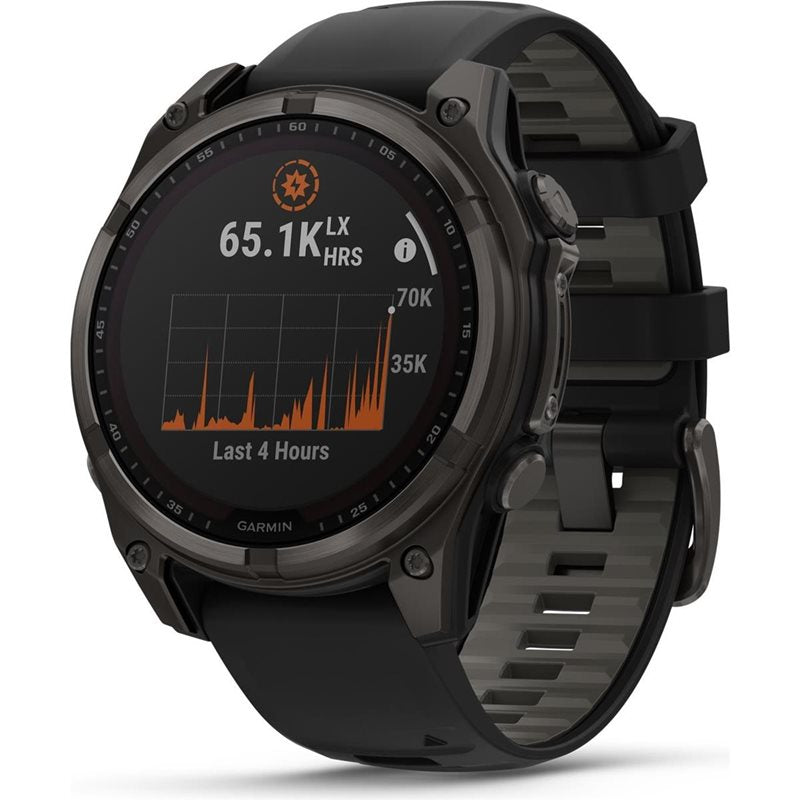 Träningsklocka Garmin Fenix 8 Sapphire Solar 47mm black/black