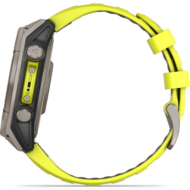 Träningsklocka Garmin Fenix 8 Sapphire Solar 47mm grey/yellow