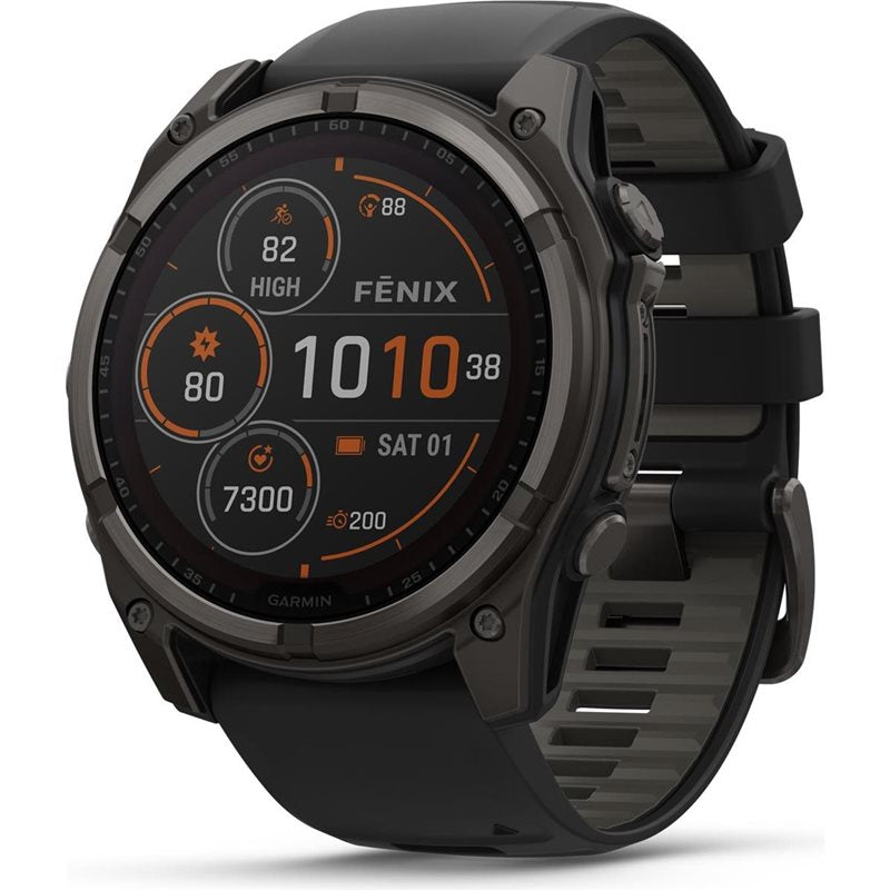 Träningsklocka Garmin Fenix 8 Sapphire Solar 51mm black/black