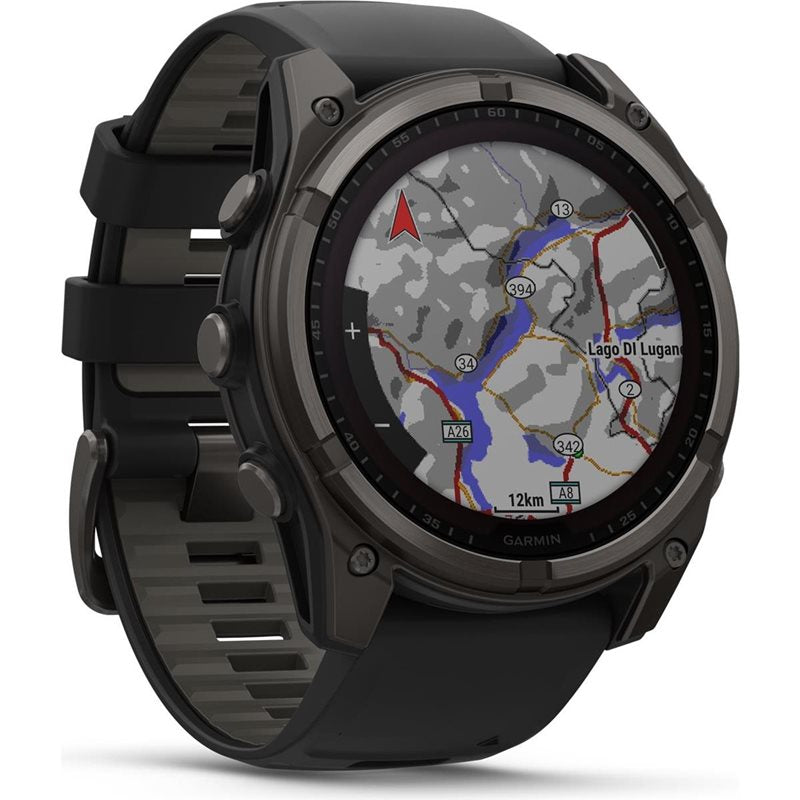 Träningsklocka Garmin Fenix 8 Sapphire Solar 51mm black/black